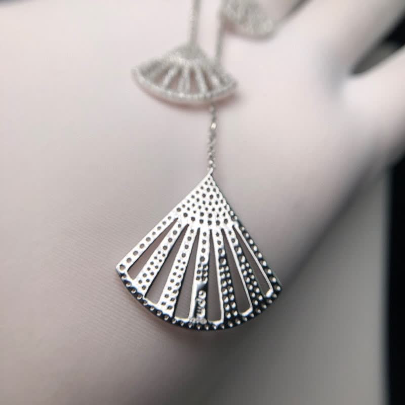 APM Monaco Fan-Shaped Earrings
